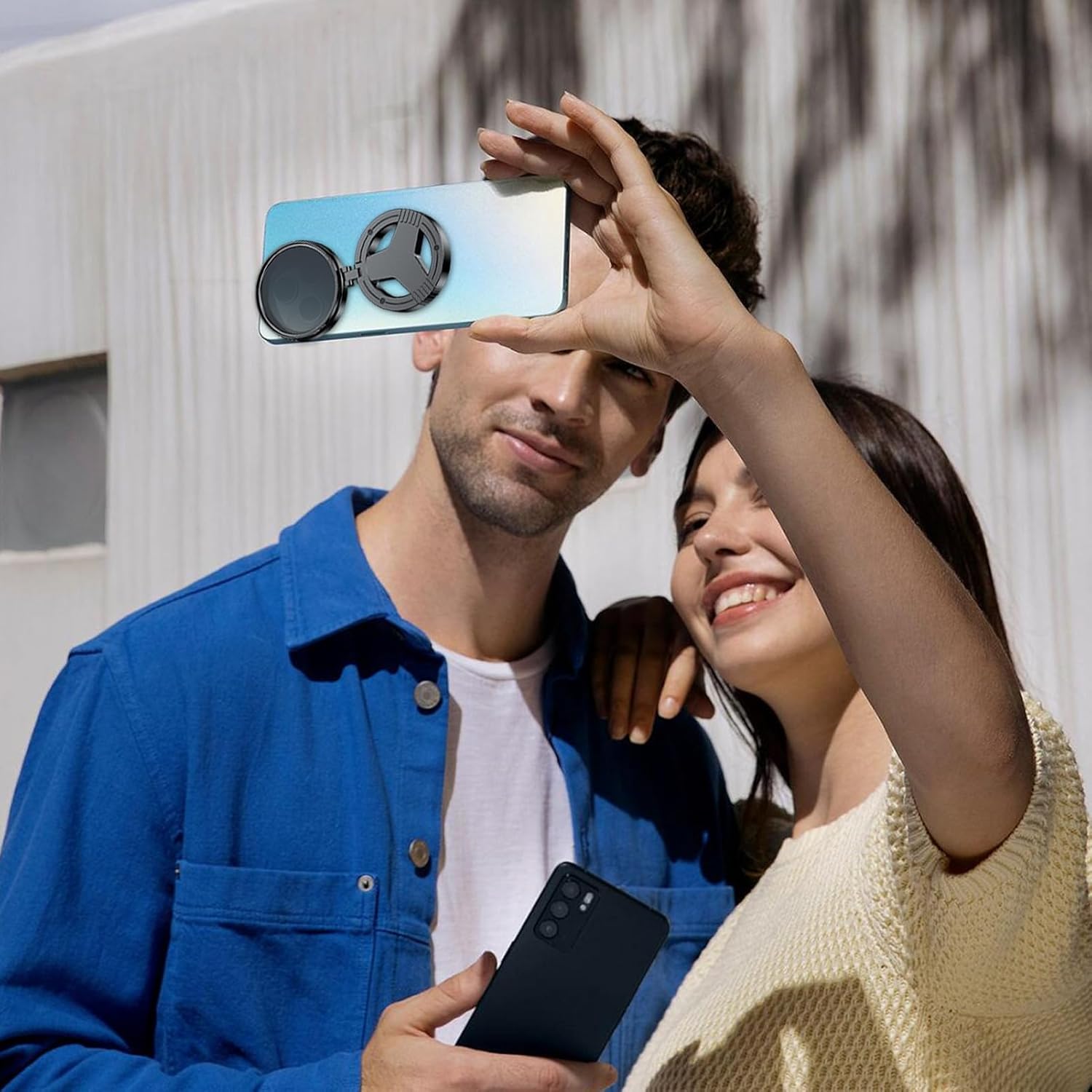 Streaming-Equipment - Zirkular-Polarisationsfilter | Magnetischer Handy-Kamera-Polarisator, Kamera-Polarisationsfilter für Abenteuer, Camping, Vlogging, Outdoor, Reisen, Live-Streaming, Videoaufnahmen – Bild 2