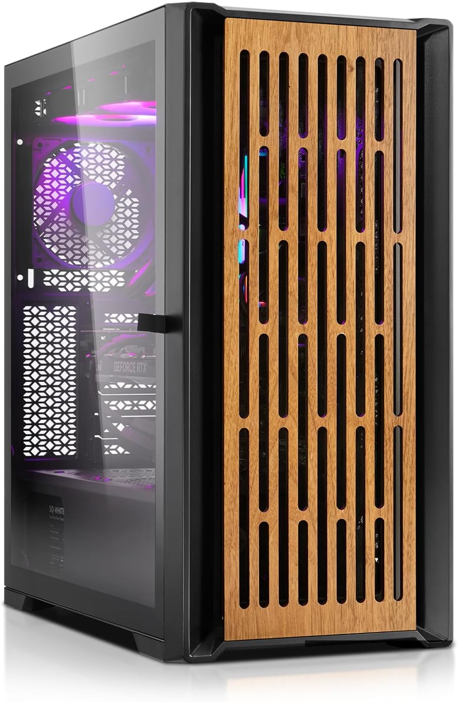 Gaming PC & Laptops - High-End Gaming PC - AMD Ryzen 7 5700X | NVIDIA RTX 5070 12GB | 32GB DDR4 RGB | 1TB M.2 SSD | Win 11 Pro - Extremely Powerful & Quiet