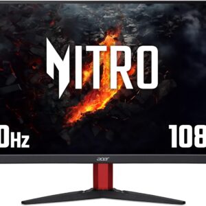 Gaming PC & Gaming Monitors – acer Nitro KG272 E 68.6 cm (27 Inch) Gaming Monitor – IPS Panel, 1920 x 1080, 4 ms, 100 Hz, FreeSync, HDMI, VGA