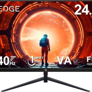 Gaming PC & Gaming Monitors – Z-Edge 240Hz 25 Inch (24.5 Inch) Gaming Monitor 1ms MPRT 1080P Full HD 16:9 VA Panel, 350cd/m² Brightness, FreeSync, HDMI2.0 & DisplayPort1.4, VESA Compatible, Black