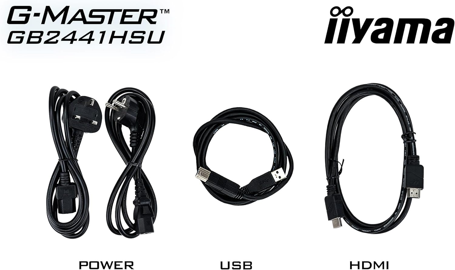 Gaming PC & Gaming Monitors - iiyama G-Master Black Hawk GB2441HSU-B1 60.5 cm IPS LED Gaming Monitor Full HD 144Hz HDMI DP USB 2.0 1ms FreeSync Height Adjustment Pivot Black – Bild 18