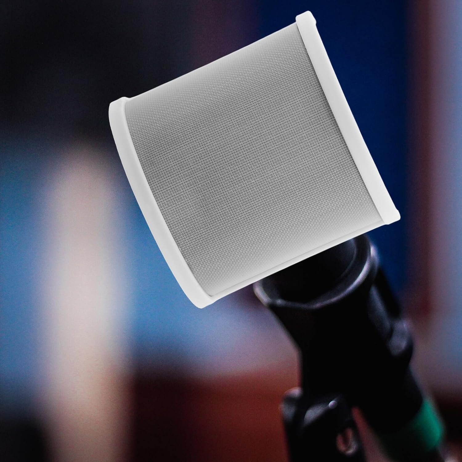 Streaming-Equipment - Pack of 2 U Shaped Microphone Pop Filter with Metal Grille Wind Protection Cover for Condenser Microphones Microphone Wind Protection for Vocal Recording Streaming and Podcasts – Bild 4