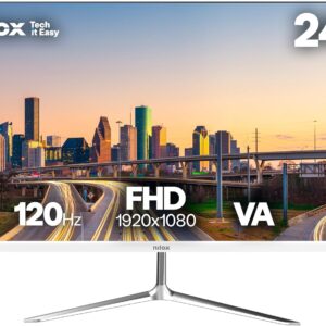 Gaming PC & Gaming Monitors – Nilox NXM24FHD1201W 23.8 Inch LED VA FullHD 120Hz White