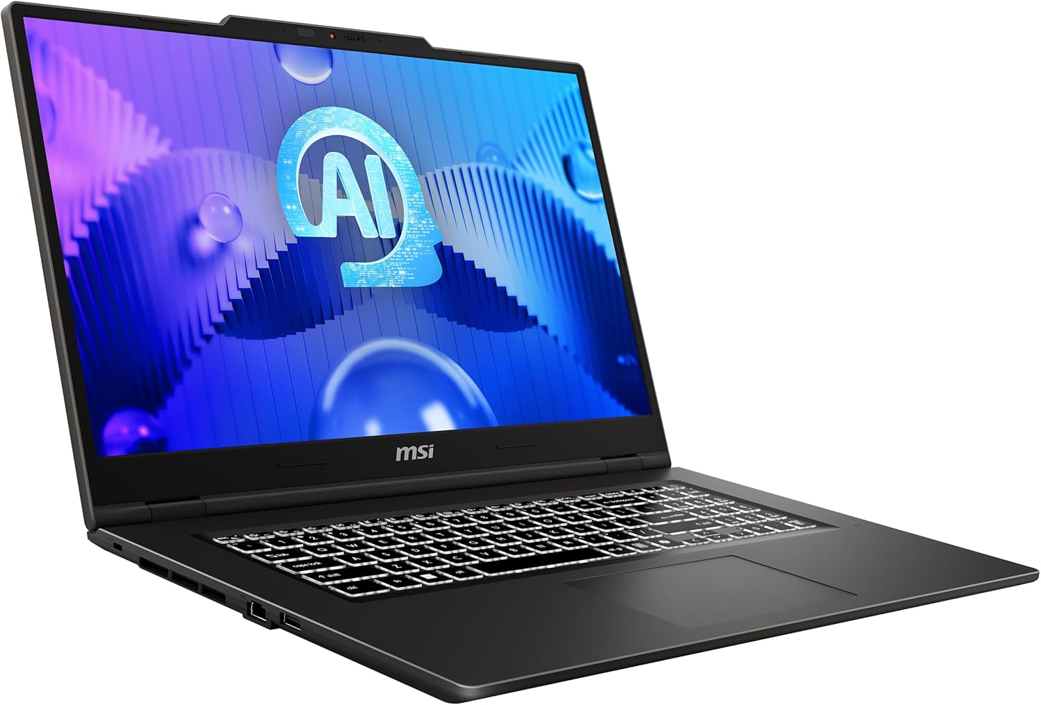 Gaming PC & Laptops - MSI Venture 17 AI, Business Laptop, Core Ultra 7 Processor, 17.3 Inch Full HD Display, Arc Graphics, 16 GB RAM, 512 GB SSD, Windows 11 Home, QWERTZ Keyboard, A1MG-006