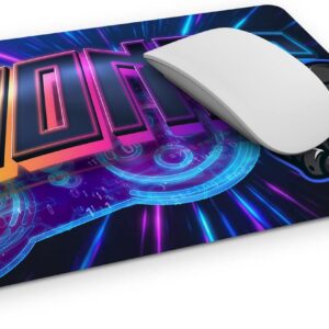 Gaming Consoles & Controllers – timalo® Individual Gamer Mouse Mat with Name Printed | Mouse Mat Gaming Image Console Neon | Mousepad-g-09