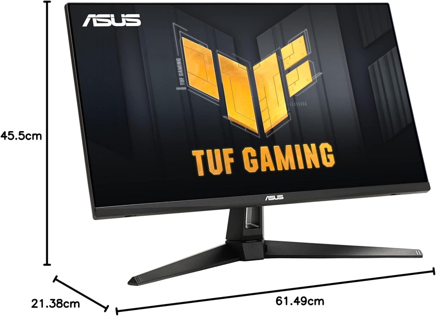 Gaming PC & Gaming Monitors - ASUS TUF Gaming VG279QM1A 27-Inch Full HD Monitor, 280 Hz, 1 ms GtG, G-Sync, FreeSync, Adaptive-Sync, ELMB, GameFast Input, HDR10, Fast IPS Panel, 16:9, 1920 x 1080, USB Hub, DP, HDMI, Speaker – Bild 9