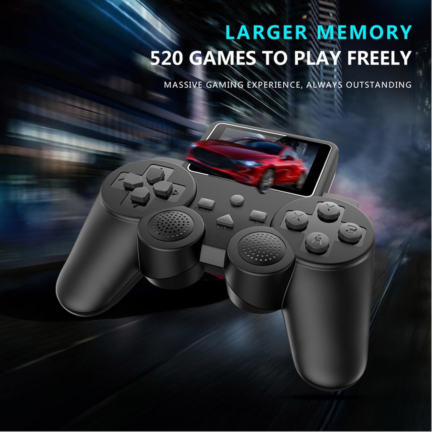 Gaming Consoles & Controllers - Handheld Gamepad Game Console, Retro Console with 3 Inch Screen and AV Cable for TV Connection. Single Player Battle Gaming Machine with Multiple Games – Bild 5