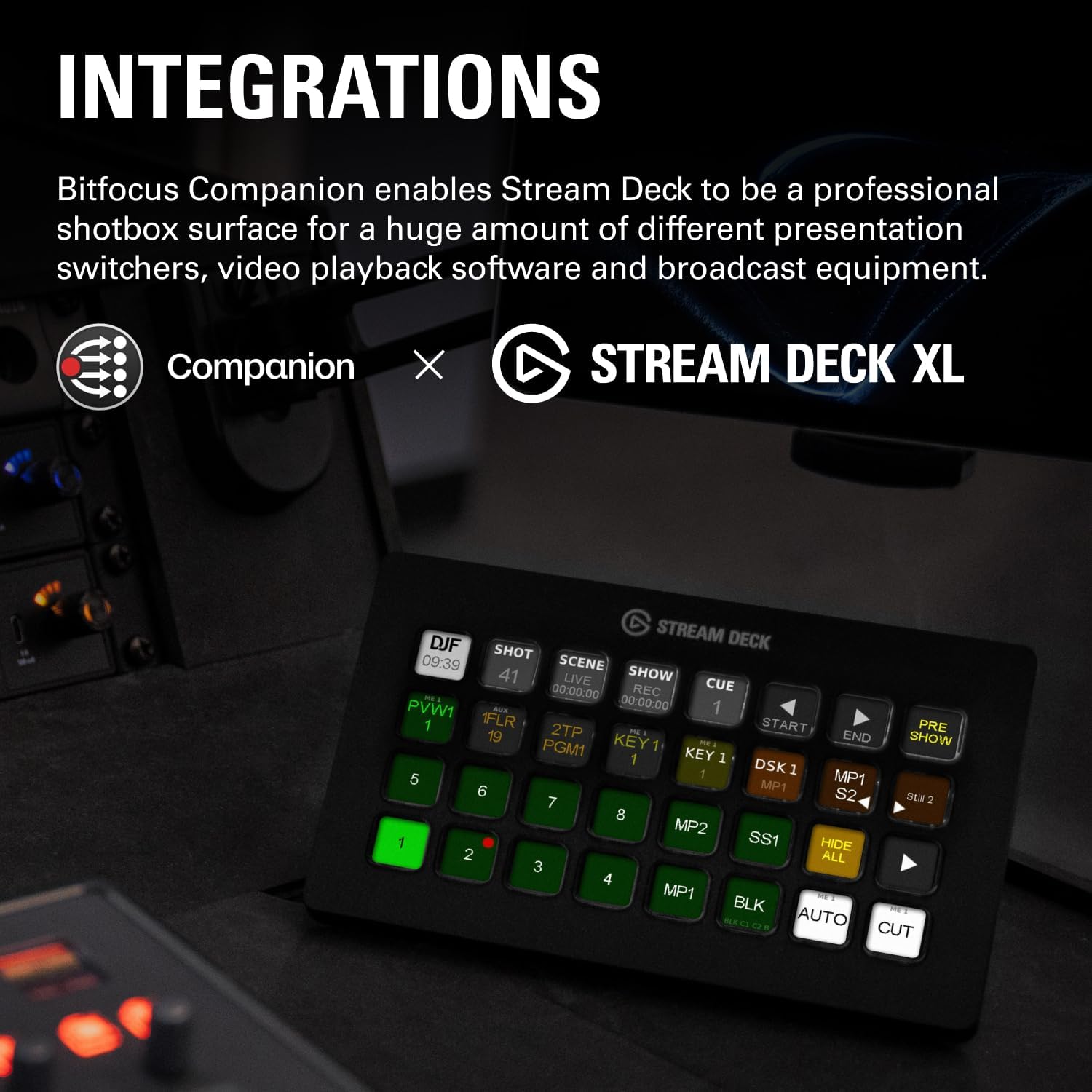 Streaming-Equipment - Elgato Stream Deck XL Advanced Studio Controller, 32 Macro Keys Triggering Action in Apps and Software such as OBS, Twitch, YouTube and Others, for Mac and PC – Bild 5