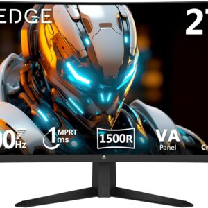 Gaming PC & Gaming Monitors – Z-Edge 27 Inch Curved Gaming Monitor 300Hz (DP) 240Hz (HDMI) 1ms MPRT Full HD LED Monitor, 300cd/m² Brightness, 16:9 VA Panel, FreeSync, HDR10, HDMI 2.0 & DisplayPort 1.4, VESA Compatible