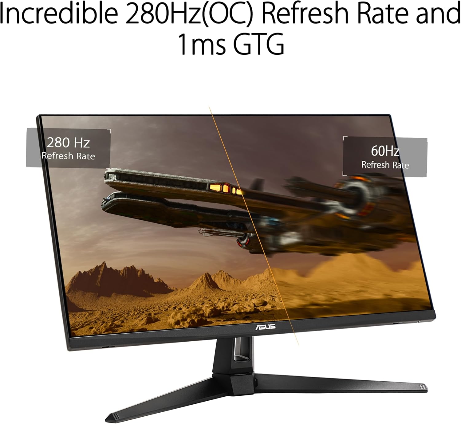 Gaming PC & Gaming Monitors - ASUS TUF Gaming VG279QM1A 27-Inch Full HD Monitor, 280 Hz, 1 ms GtG, G-Sync, FreeSync, Adaptive-Sync, ELMB, GameFast Input, HDR10, Fast IPS Panel, 16:9, 1920 x 1080, USB Hub, DP, HDMI, Speaker – Bild 3