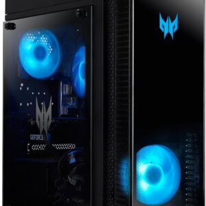 Gaming PC & Laptops – Predator Orion 3000 (PO3-655) Gaming PC – Intel Core i7-14700F (up to 5.4GHz), 16GB DDR5 RAM, 512GB M.2 PCIe (SSD), NVIDIA GeForce RTX 4060 (8GB GDDR6X), Windows 11 Home