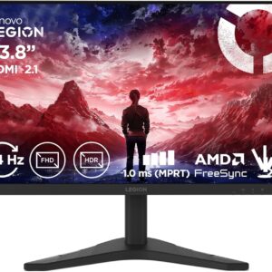 Gaming PC & Gaming Monitors – Lenovo Legion R24s | 24 Inch Full HD Gaming Monitor | 1920 x 1080 | 16:9 | 144Hz | 1ms Response Time | HDMI | DisplayPort | IPS Panel | Stand | Anti-Glare | TÜV Eye Protection | Black | 3.5 kg