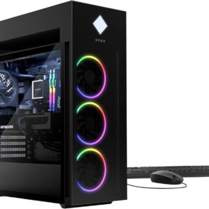 Gaming PC & Laptops – Omen 45L Gaming Desktop PC | GT22-3295ng | Intel Core Ultra 9 285K | 64GB DDR5 RAM | 3TB SSD | NVIDIA GeForce RTX 5090 (32GB GDDR7) | Win11 | Liquid Cooling | Tower PC | Black