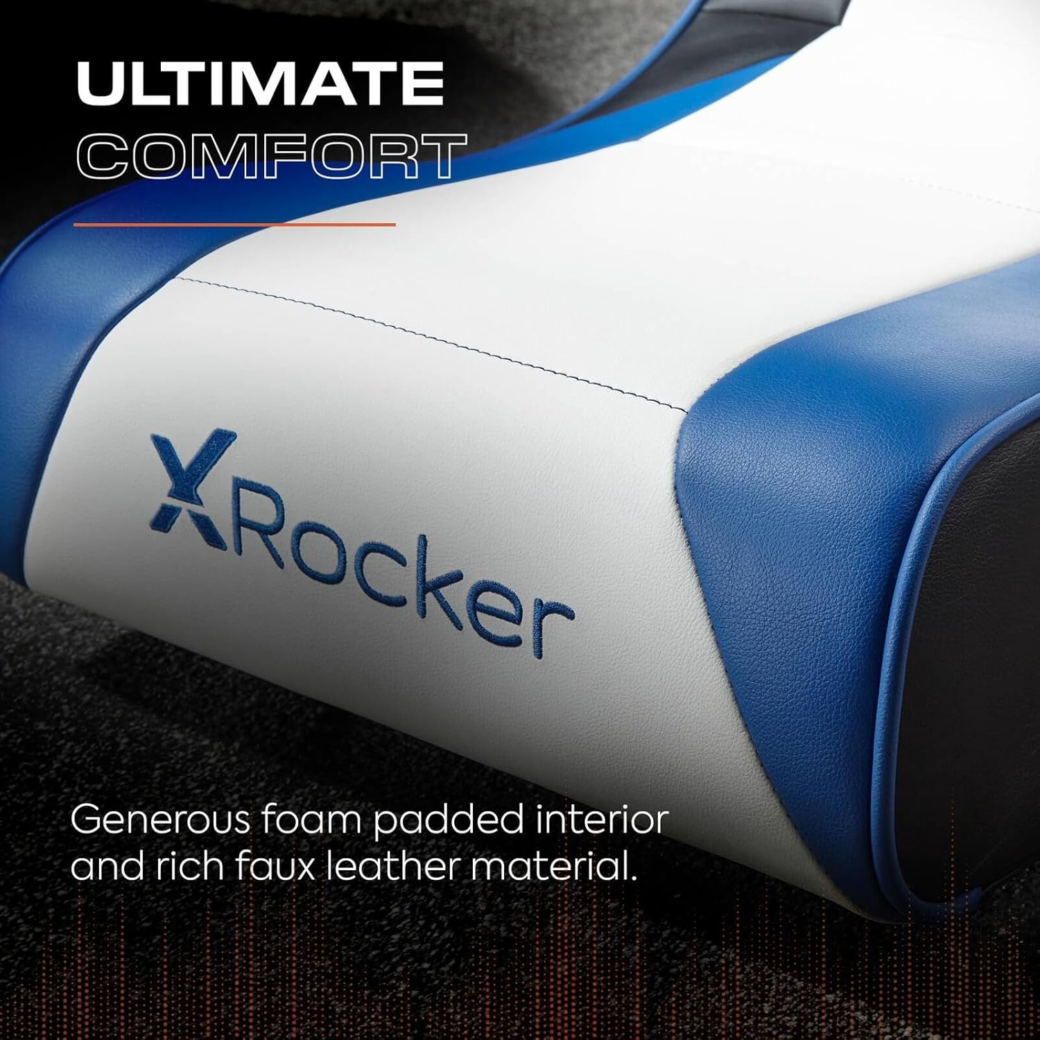 Gaming Chairs - X Rocker Sony PlayStation 5 Ghost 2.0 Floor Rocker Gaming Chair with 2.0 Audio System PS5 Children's Chair – Bild 6