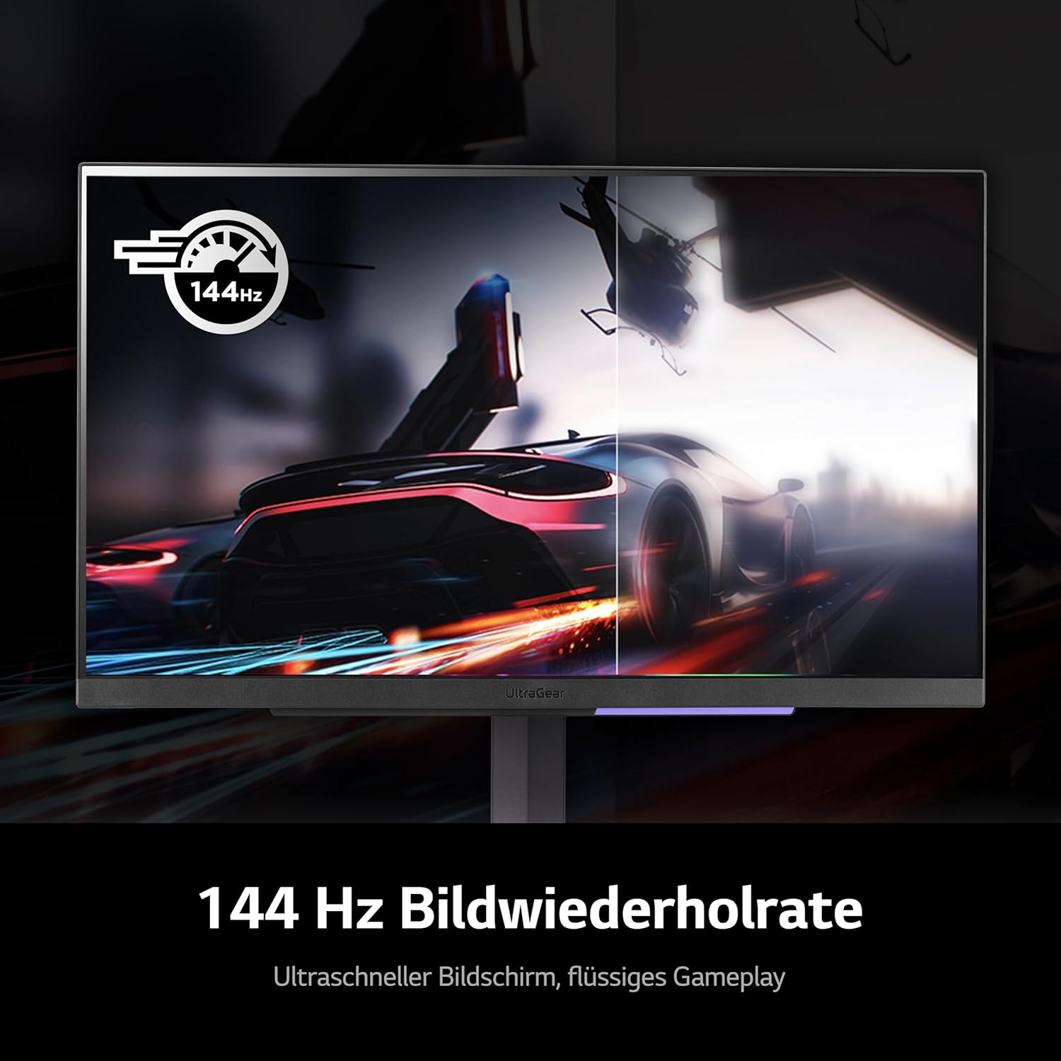 Gaming PC & Gaming Monitors - LG Ultragear 16:9 UHD Gaming Monitor, 27GR93U-B, 68.5 cm, IPS Display, HDR10, AMD FreeSync, Grey/Black – Bild 5