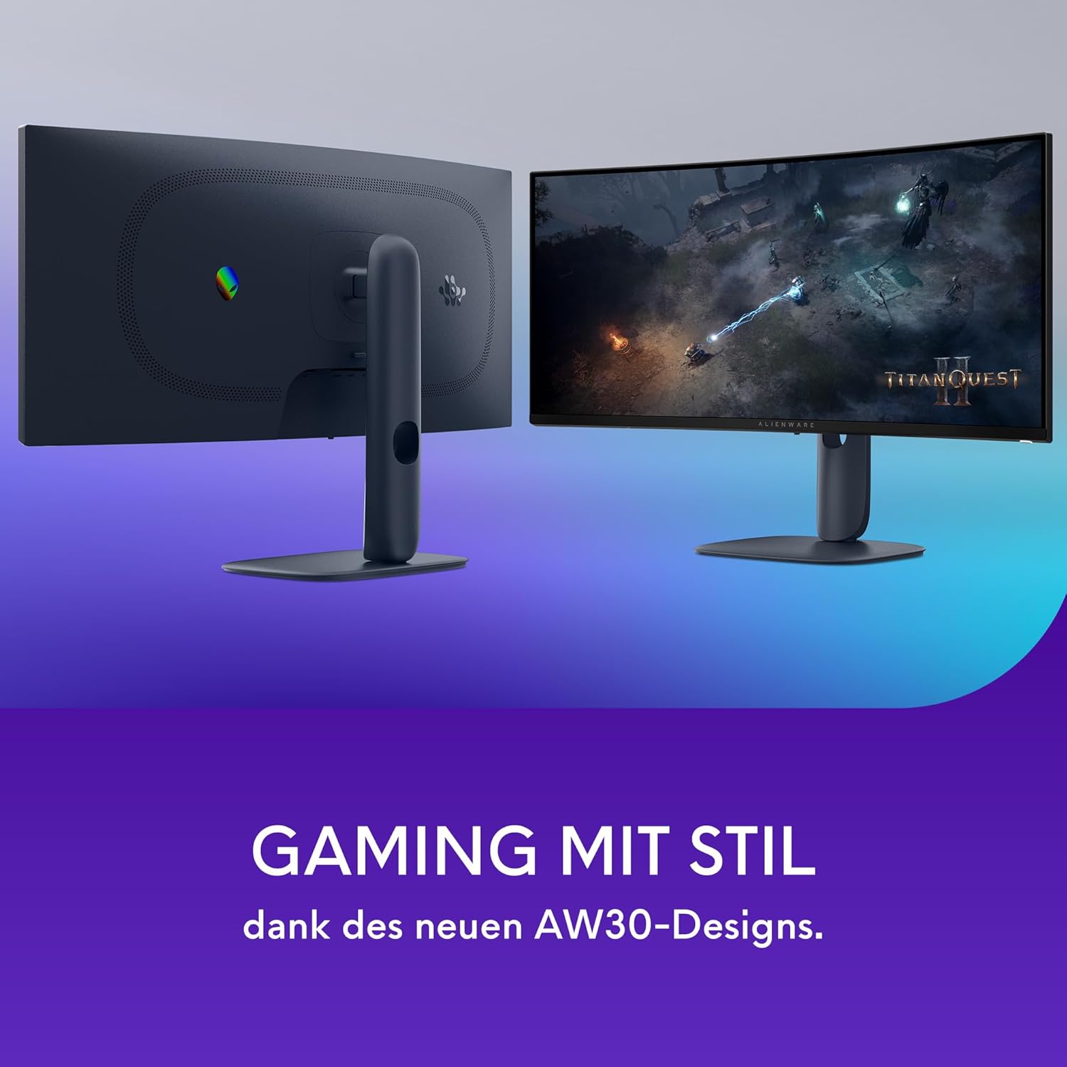 Streaming-Equipment - Alienware 34 Gaming Monitor - AW3425DWM, WQHD (3440x1440), 21:9 1500R Curved, 180Hz, VA, 1ms, AMD FreeSync Premium, VESA AdaptiveSync, 95% DCI-P3, HDR400, DisplayPort, 2 HDMI, 3 USB, 3 Year Warranty – Bild 9
