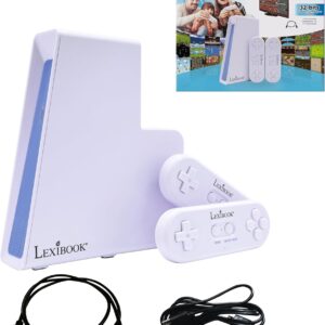 Gaming Consoles & Controllers – Lexibook, TV Game Console with 2 Wireless Controllers, 250 Games, 32 Bit Graphics, TV Connection, JG7440