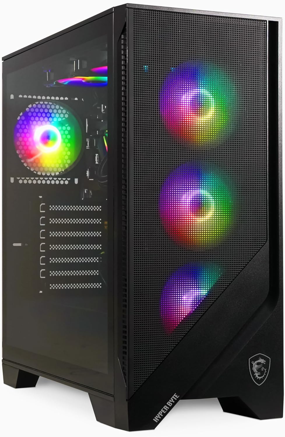 Gaming PC & Laptops - Basic Gaming PC - Computer with AMD Ryzen 7 5700G with 4.6 GHz | Radeon Vega 8 | 32GB DDR4 RAM | 1TB SSD | Silent Water Cooling | Gamer Tower Desktop | WLAN | Win11 Pro