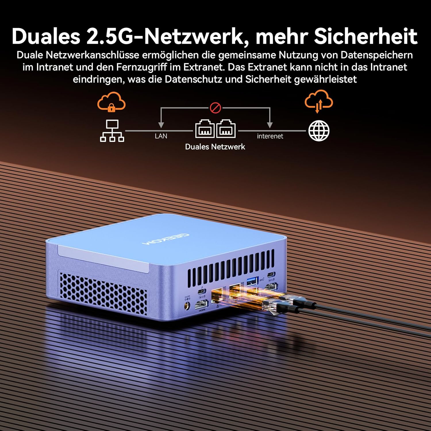 Gaming PC & Laptops - GEEKOM Mini PC AX8 Max with AMD Ryzen 7 8745HS – Bild 5