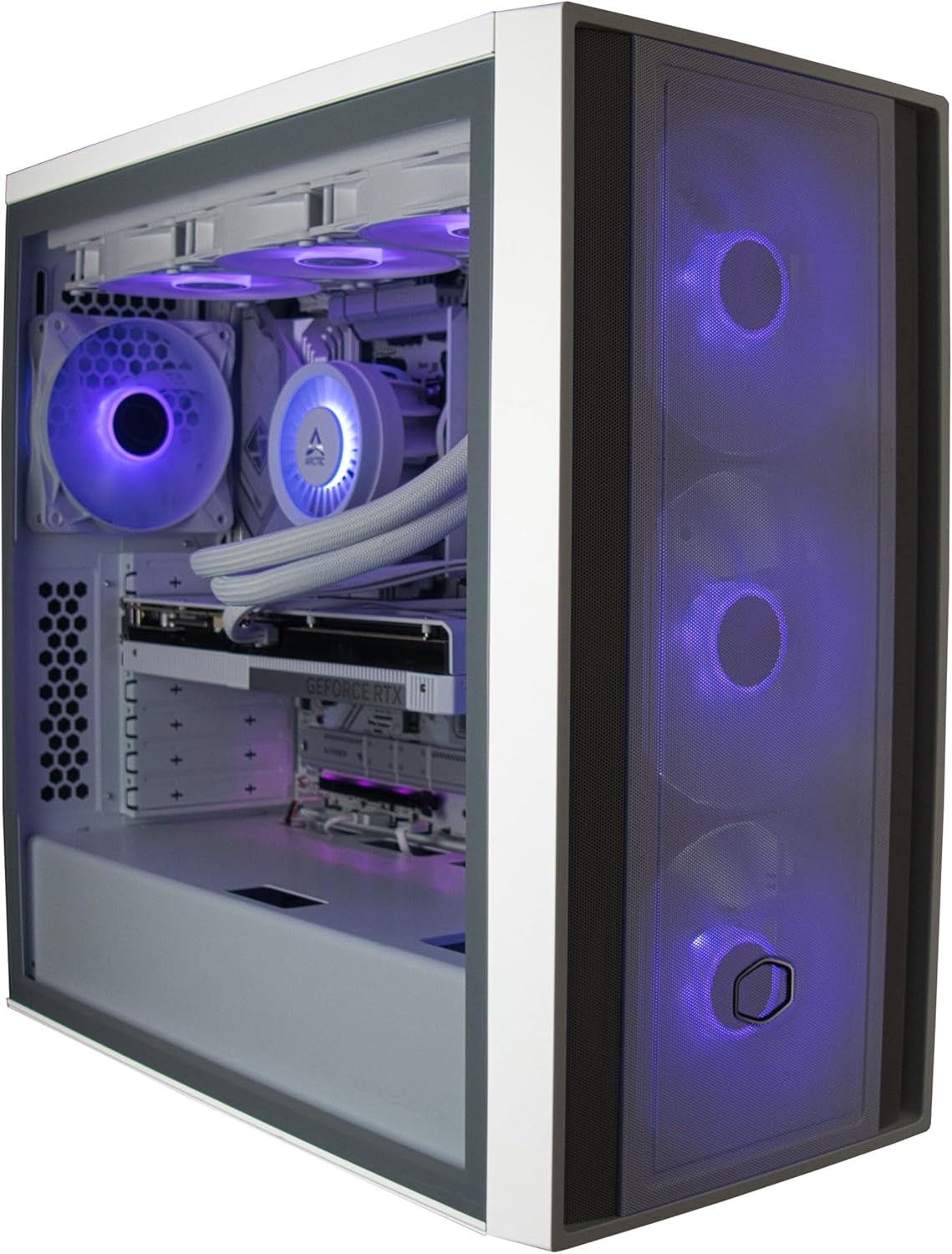 Gaming PC & Laptops - Gaming PC White AMD Ryzen 9 9950X3D up to 5.7GHz Turbo 64GB DDR5-6000MHz 4TB M.2 SSD Ge Force RTX 5080 16GB GDDR7 Wi-Fi 240mm Water Cooling Windows 11 Pro Adjustable RGB Lighting – Bild 7