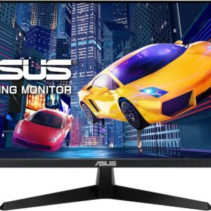Gaming PC & Gaming Monitors – ASUS VY249HGE Gaming Monitor – 24 Inch Full HD – 144 Hz, 1ms MPRT, FreeSync Premium, GameFast Input – IPS Panel, Vesa 100×100, 16:9, 1920×1080, HDMI