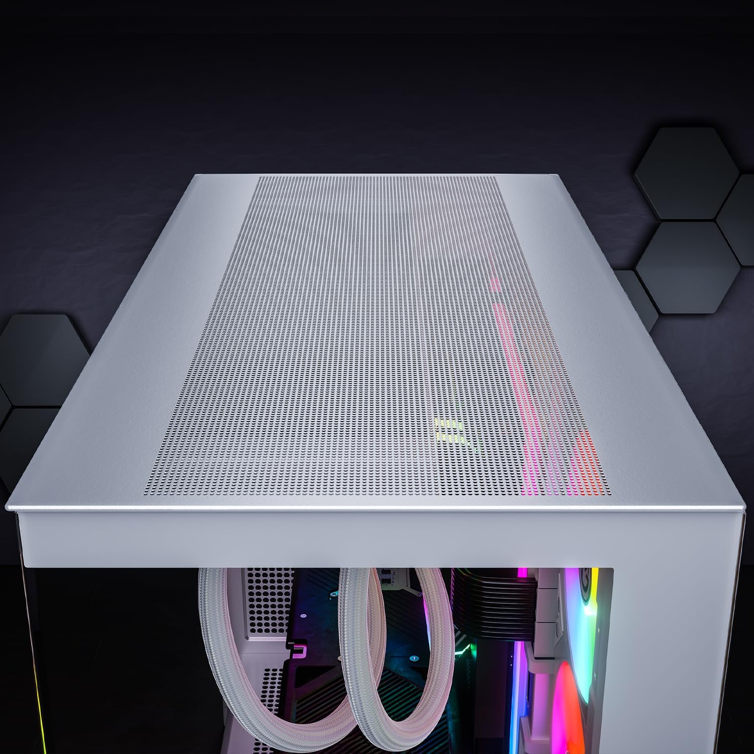Gaming PC & Laptops - GameMachines Crystal Snow Edition - Gaming PC - Water Cooling - AMD Ryzen 7 7700 - NVIDIA RTX 5060 Ti 16GB - 1000GB SSD - 32GB RGB DDR5 - WLAN - Windows 11 Pro – Bild 3