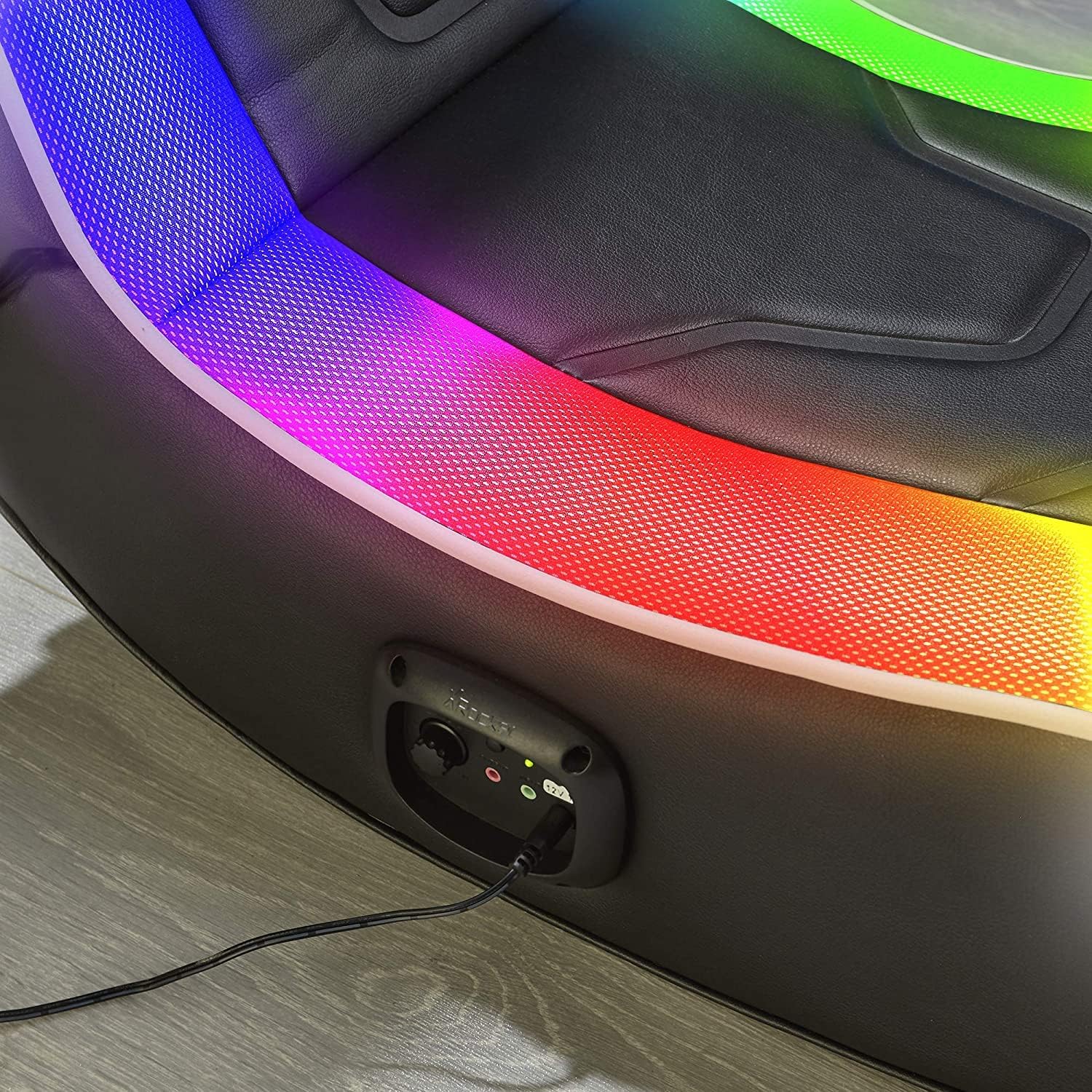 Gaming Chairs - X Rocker Chimera RGB 2.0 Floor Rocker Gaming Chair Entertainment Gamer Chair with 2.0 Sound System & Neo Motion RGB Lighting for Children and Teenagers – Bild 5