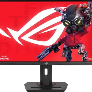 Gaming PC & Gaming Monitors – ASUS ROG Strix XG279CNS 27 Inch Full HD Gaming Monitor (380 Hz, 0.3 ms GtG, G-Sync, FreeSync, AdaptiveSync, ELMB-Sync, DisplayHDR 400 – Fast IPS Panel, 16:9, 1920×1080, DP, HDMI, 7.5W USB-C, Ergo)