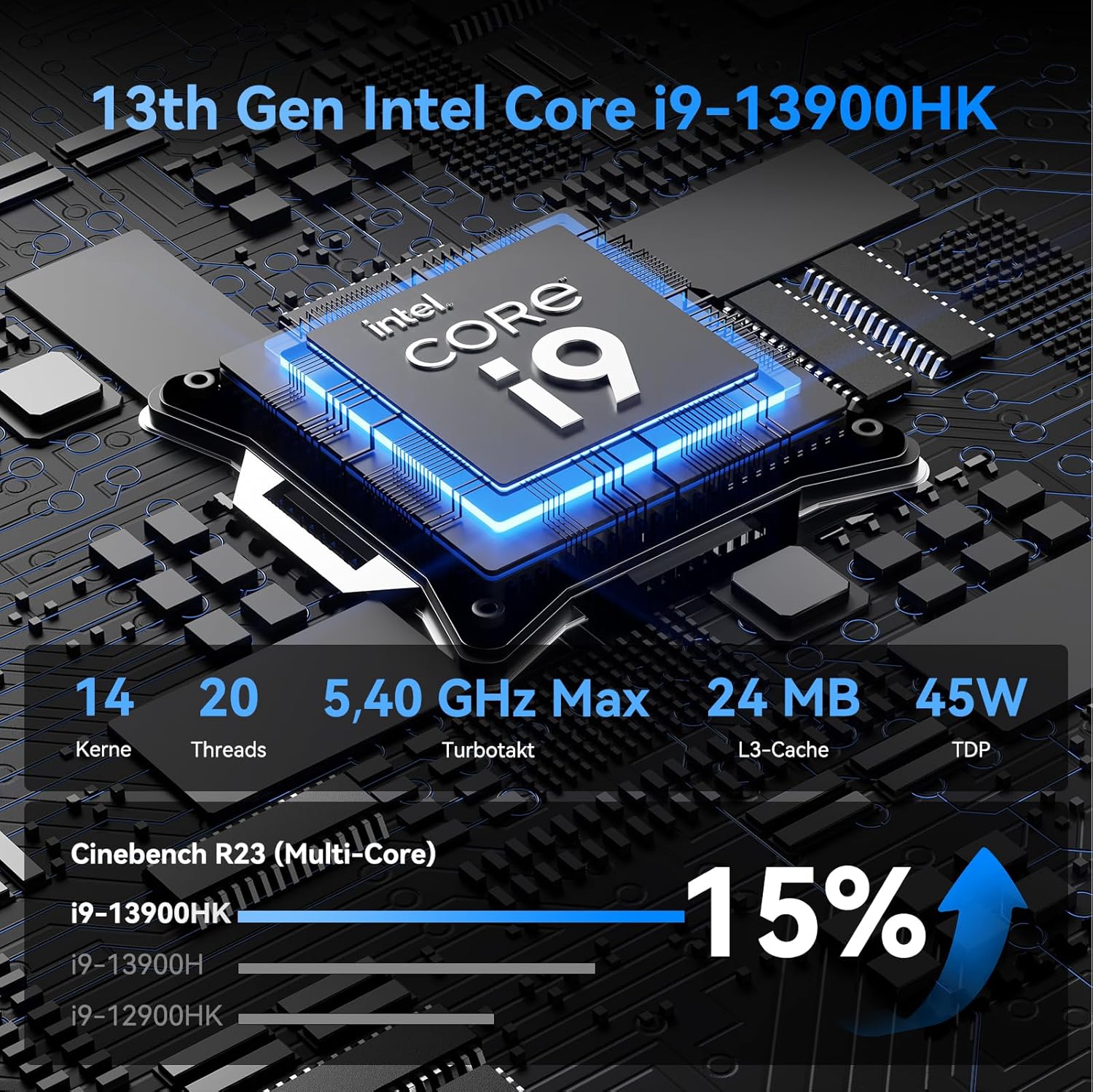 Gaming PC & Laptops - GEEKOM IT13 Mini PC with i9-13900HK 16GB RAM 1TB SSD – Bild 3