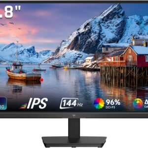 Gaming PC & Gaming Monitors – KTC Gaming Monitor, FHD@144Hz 120Hz Monitor with IPS Panel, Hardware Anti-Blue Light, 95% DCI-P3, 99% sRGB, ΔE