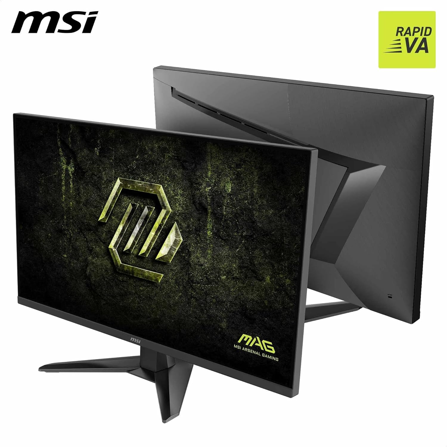 Gaming PC & Gaming Monitors - MSI MAG 325QF E18V Gaming Monitor 32 Inch WQHD - Rapid VA 2560 x 1440, 180 Hz / 0.5 ms, HDR Ready, Eye Care, HDMI 2.0b, DisplayPort 1.4a, Frameless Design, Tilting, VESA Compatible, Black – Bild 2