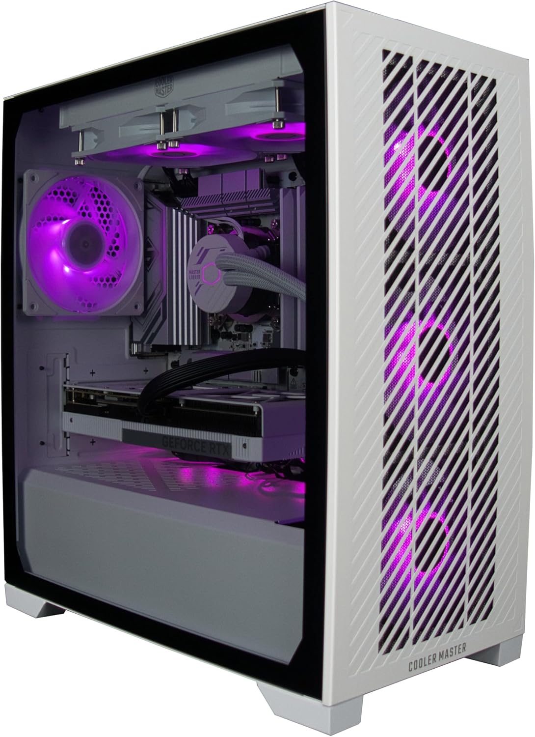 Gaming PC & Laptops - White Gaming PC Intel Core Ultra 9 285 to 5.6 GHz Turbo 64GB DDR5-6000MHz 4TB M.2 SSD Ge Force RTX 5070 12GB GDDR7 Wi-Fi 240 mm Water Cooling Windows 11 Pro Adjustable RGB Lighting – Bild 8