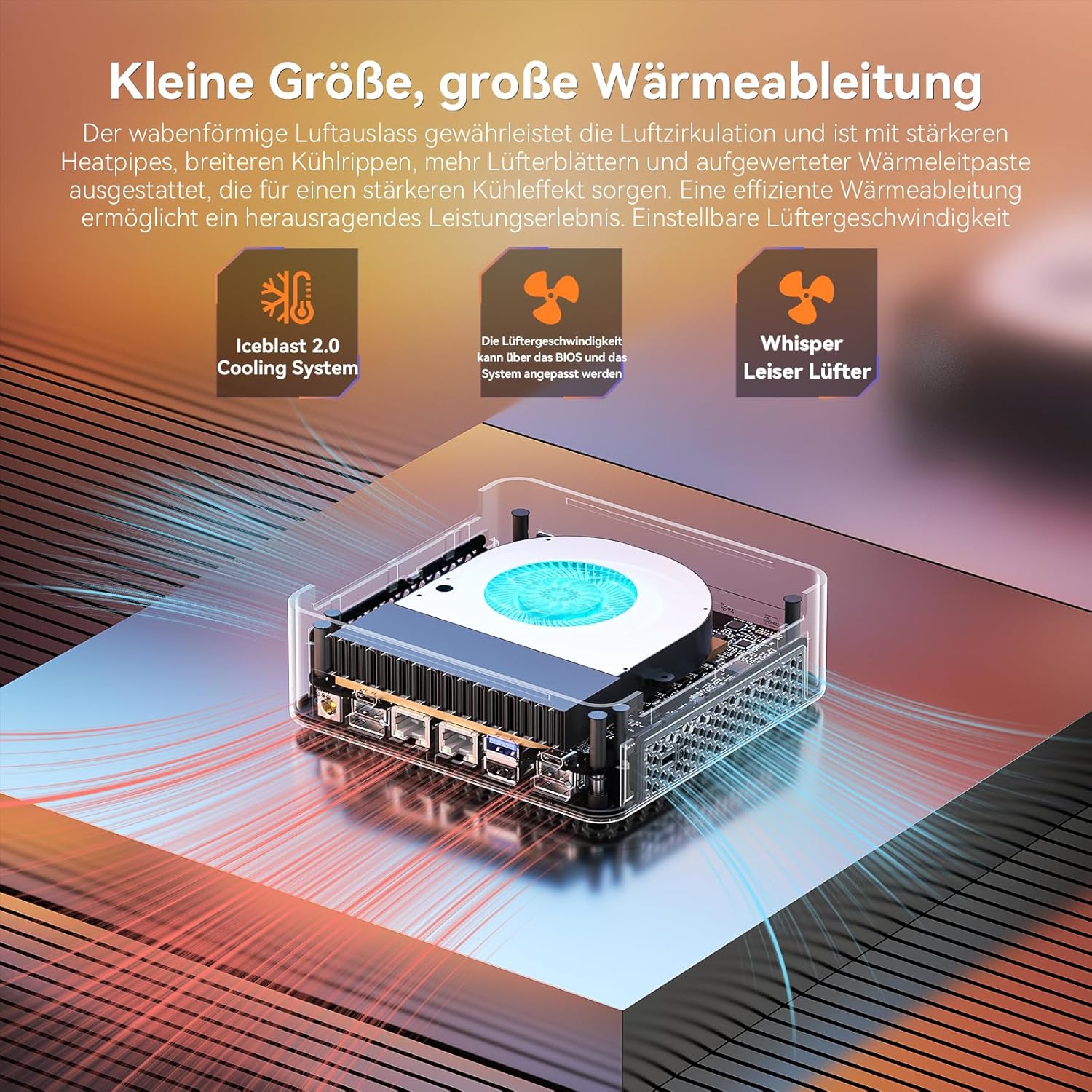 Gaming PC & Laptops - GEEKOM Mini PC AX8 Max with AMD Ryzen 7 8745HS – Bild 4