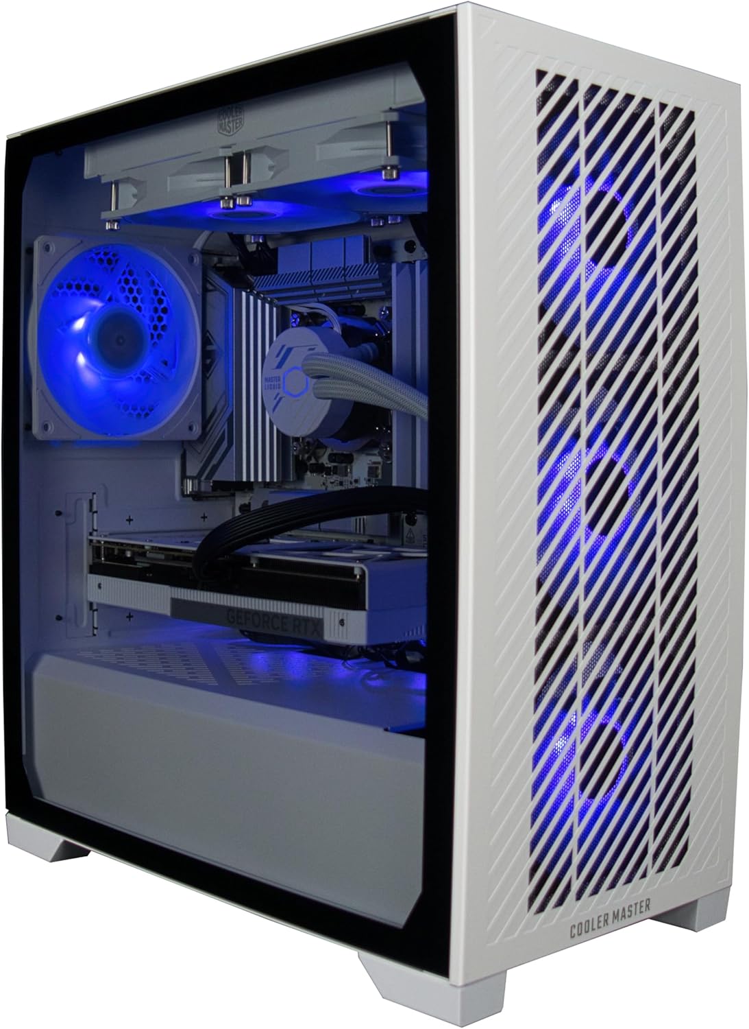 Gaming PC & Laptops - White Gaming PC Intel Core Ultra 9 285 to 5.6 GHz Turbo 64GB DDR5-6000MHz 4TB M.2 SSD Ge Force RTX 5070 12GB GDDR7 Wi-Fi 240 mm Water Cooling Windows 11 Pro Adjustable RGB Lighting – Bild 7