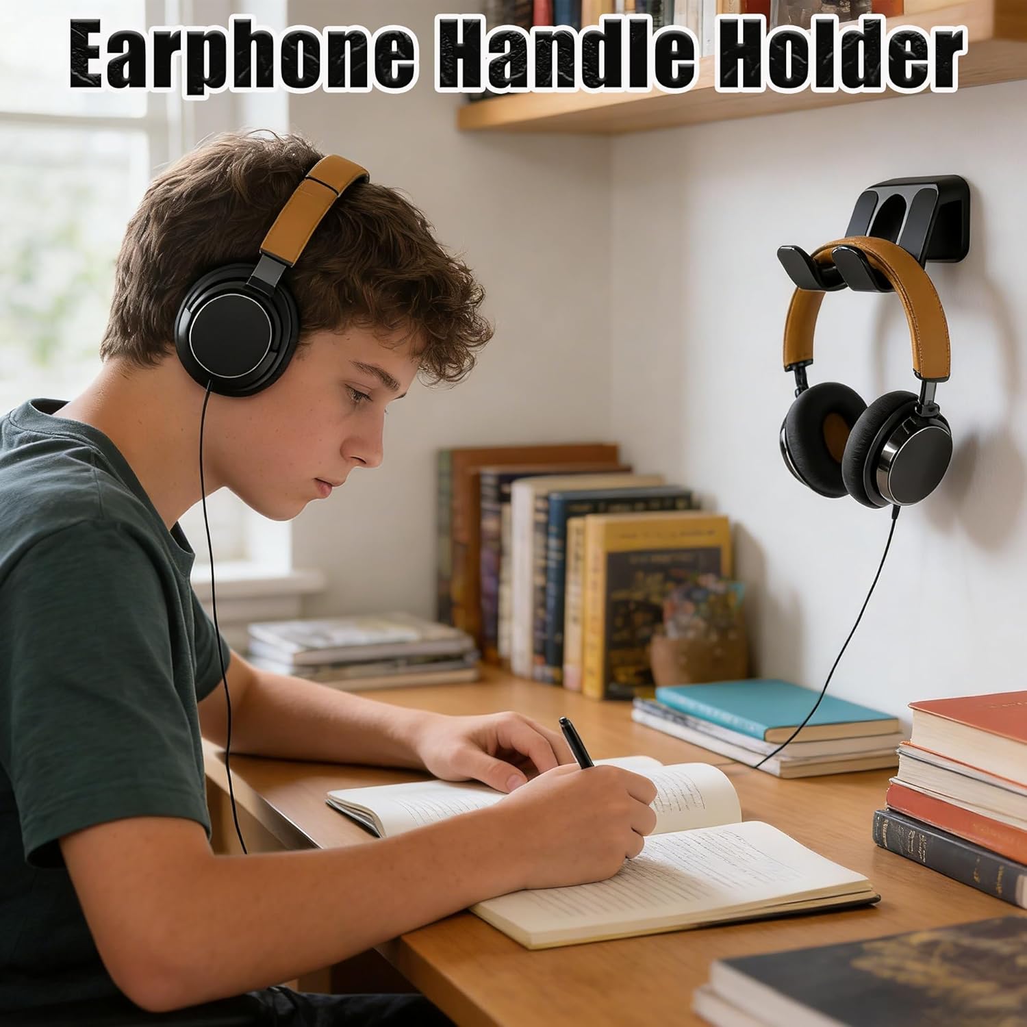 Gaming Consoles & Controllers - 4 x Switch Holder, Gaming Headphone Stand, Foldable Wall Stand for Xbox Series X/S (One Stencil and a Stencil) – Bild 2