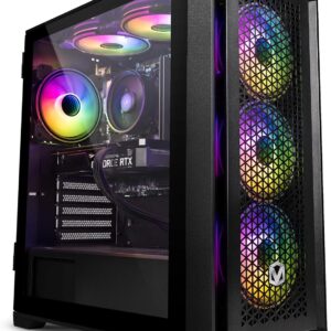 Gaming PC & Laptops – Vibox V-513 Gaming PC • AMD Ryzen 5 5500 4.2GHz • Nvidia RTX 4060 8GB • 16GB RAM • 1TB NVMe SSD • Windows 11 • WLAN • Black