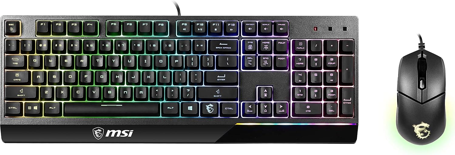 Gaming Tastatur & Maus - MSI Peripherique Gaming Vigor GK30 Combo, S11-04FR601-CLA, Black – Bild 3
