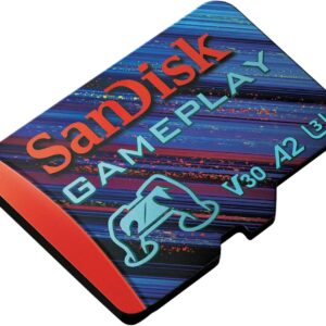 Gaming Consoles & Controllers – SanDisk GamePlay MicroSD Card for Mobile Gaming/Handheld Consoles 128GB (Read Speeds up to 190MB/s, A2, V30, U3)