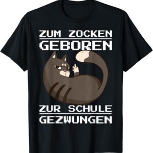 Gaming Consoles & Controllers – Zum Zocken Geboren Zum Schule Forces | Console PS5 Gaming T-Shirt