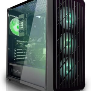 Gaming PC & Laptops – SYSTEMTREFF Gaming PC Intel Core i5-14400F 10×4.7GHz | Nvidia RTX 5060 8GB DX12 | 1TB M.2 NVMe | 32GB DDR4 RAM | WLAN Desktop Computer Calculator for Gamers, Gamers & Streamers