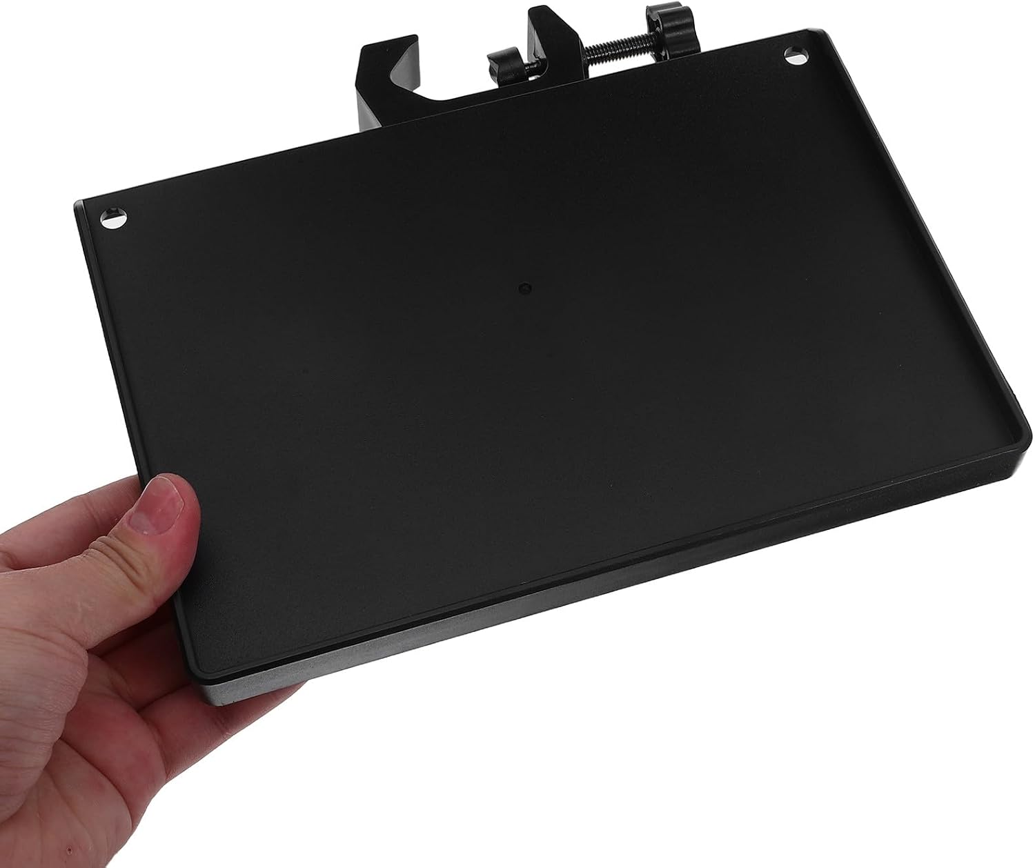 Streaming-Equipment - GARVALON 2 Stück Pack Mikrofonstativablage mit Klemmhalterung für 25mm Rohre Ablage für Soundkarte und Zubehör Universell für Streaming Live Auftritte – Bild 4