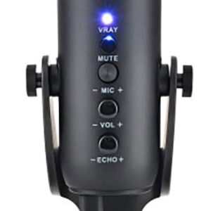 Streaming-Equipment – THE G-LAB K-Mic Sodium Gaming Microphone RGB – High Audio Quality, Anti-Vibration Support – USB Desktop Microphone Ideal for Gaming, Streaming, Podcast, Twitch, YouTube for PC/PS4/PS5