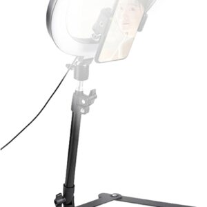 Streaming-Equipment – Flight Phone Holder – Adjustable Selfie Tripod with Light, Flexible Shooting Stand, Multi-Angle | for Kitchen, Vlogging, Live Streaming, Accessories