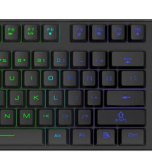 Gaming Tastatur & Maus – HAC24 RGB LED Gaming QWERTZ keyboard Black USB keyboard Illuminated German layout
