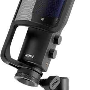 Streaming-Equipment – RØDE NT-USB+ Professional USB Microphone for Professional Audio Recording Directly to Computer or Mobile Device, Black