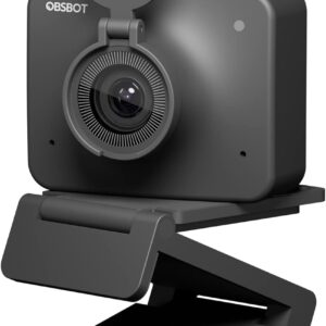Webcam – OBSBOT Meet 1080P 60FPS Webcam, Full HD Autofocus & AI-Controlled Framing PC Camera, Background Replacement, HDR, Adjustable Field of View, Webcam for Conferences, Video Calls, Live Streaming, PC