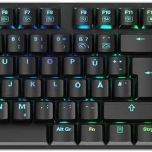 Gaming Tastatur & Maus – Sharkoon Skiller SGK36W Black,RGB, 2.4 GHz Wireless Connection, Huano Red
