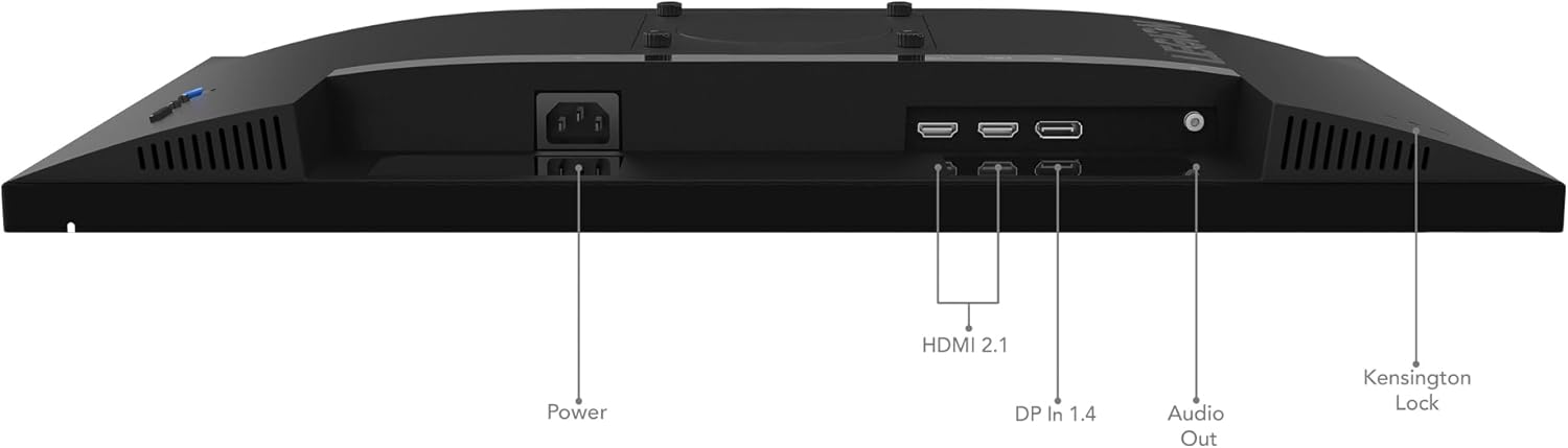 Gaming PC & Gaming Monitors - Lenovo Legion R25f-30 Gaming Monitor 24.5 Inch FullHD with EyeSafe (VA, 240Hz, 0.5ms, HDMI+DP, FreeSync Premium, Speaker) Tilt/Pan/Pivot Adjustment, Black – Bild 8