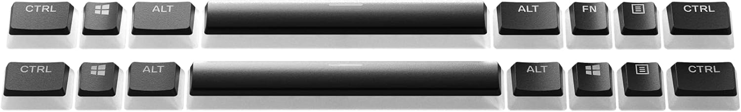 Gaming Tastatur & Maus - SteelSeries PrismCaps - Double Shot Pudding Key Set - Compatibility with All Major Mechanical Keyboards - MX Muddler - Black (German Keyboard Layout) – Bild 4