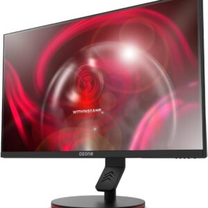 Gaming PC & Gaming Monitors – Ozone Gaming DSP24 240 Gaming Monitor, 1920 x 1080 Full HD Monitor Display, 24 Inch, Solid Base, 1ms, 240Hz, Freesync, HDR, HDMI, Black